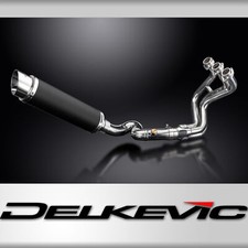 SILENZIATORE TONDO CARBONIO YAMAHA TRACER 900 2015-20 SCARICO COMPLETO 350mm 