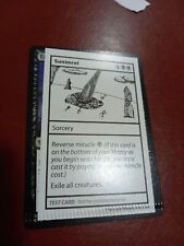 MTG Sunimret Playtest Card Misprint Crimp,Very Rare,Unique Crimped magic Card