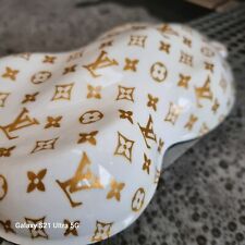 50 cm x 2 Metri Pellicola per Cubicatura Trama Louis Vuitton di colore ORO