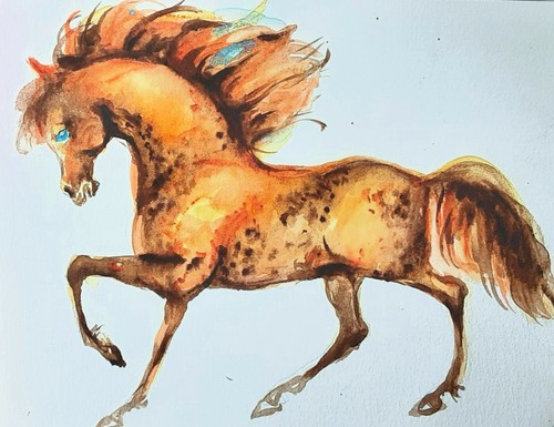 Quadro originale arte - , corsa