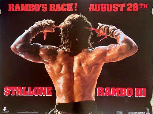Rambo iii original - iii, 1988