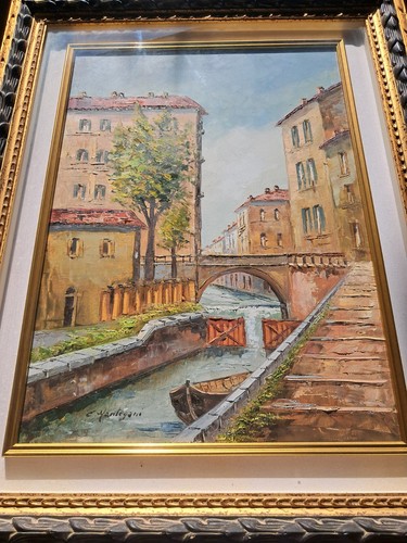 Eugenio mantegani 50x70 olio - eugenio, mantegani,