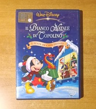 DVD - Il Bianco Natale Di Topolino È Festa In Casa Disney - raro - quasi buono