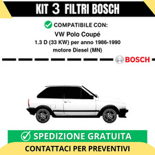 KIT BOSCH 3 Filtri tagliando