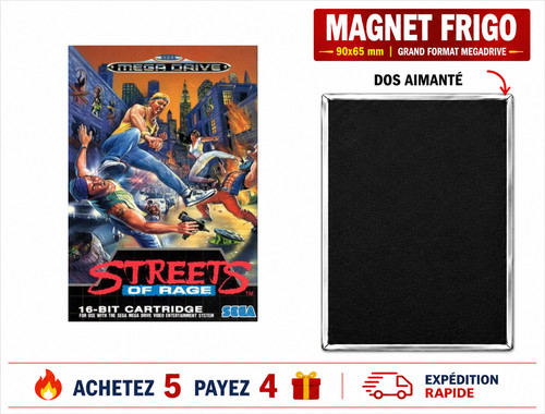 Magnet frigo streets rage - magnet,