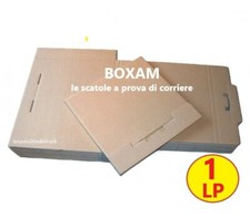 BOXAM - Scatole di cartone KRAFT per spedire 1/2 LP dischi in vinile - 10 Pezzi