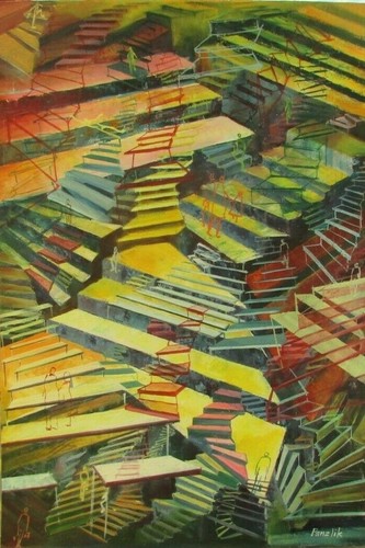 Quadro originale nostri - "i,