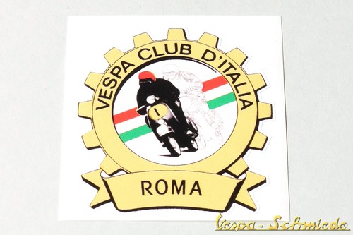 Adesivo decorativo vespa club - "vespa,