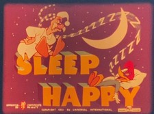 Woody Woodpecker In “Sleep