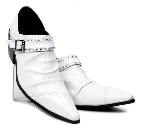 Scarpe plissettate uomo - , tacco