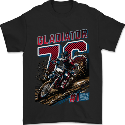 Maglietta gladiatore motocross - maglietta,