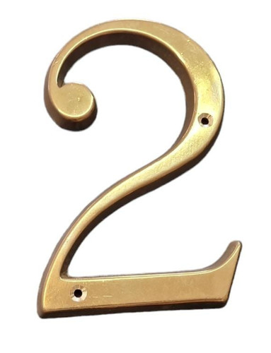 Numero civico ottone - in, mm