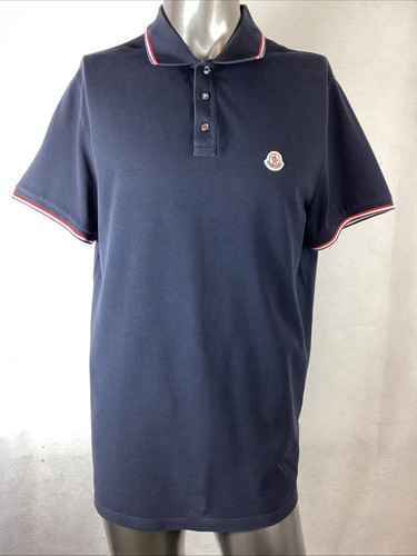 Polo moncler bottoni blu - 3,