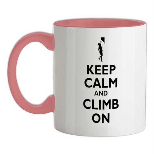Keep calm and climb - calm, tazza