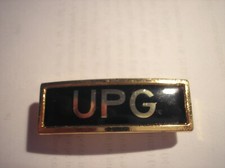 DISTINTIVO METALLICO POLIZIA UPG  " ALBERTI MEDAGLIE "