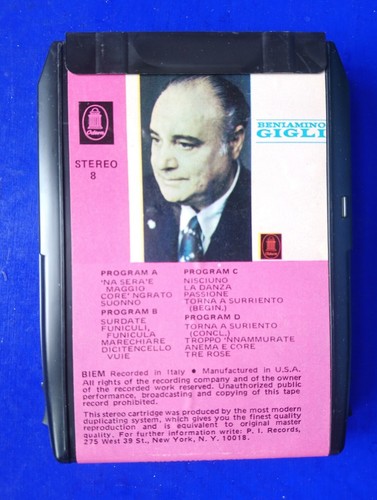 Cassetta stereo 8 - 🔵,