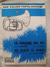 GIOVANNI D'ANZI "LA CANZONE DEL PO" - "MI PIACE IL VINO" - 1964 - ED. D'ANZI