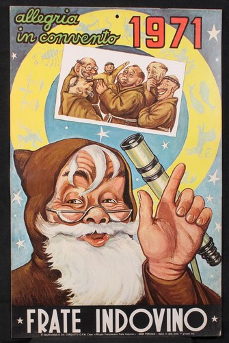 Calendario frate indovino - indovino, 1971