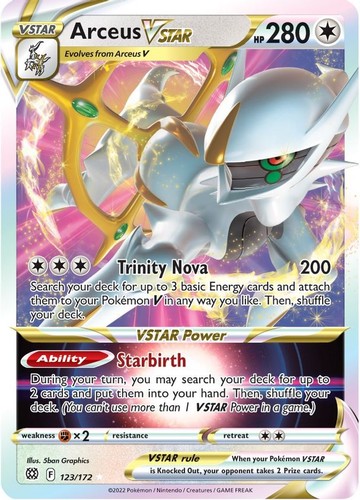 Arceus vstar 123 - arceus, 123/172