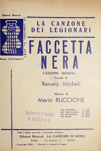 Spartiti faccetta nera - spartiti,