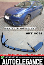 SEAT IBIZA V 2017+ SPOILER FR SPOILER SOTTO PARAURTI ANTERIORE ABS NERO SPLITTER