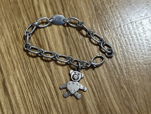 Bracciale argento pomellato - bracciale, 67