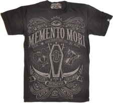 Liquor Brand EN MEMORIA DE LOS MUERTOS Praying Hands Herren T-SHIRT Rockabilly