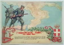 POSTCARD 3 REGIMENT INFANTRY