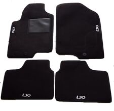 Tappetini auto in moquette su misura 4 Loghi 3 fix per I30 2007>2012