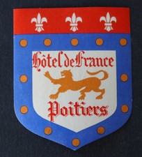 Vecchia etichetta HOTEL DE