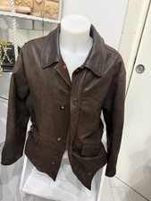 giacca giubbino in pelle uomo "Ciao" marrone tg.50 cod. AM80