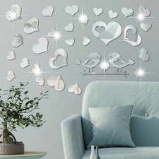 Set 2 Adesivi Specchio