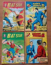 BAT STAR e X9  ALBI DELL'AVVENTUROSO N. 1/2/3/4 - ED. SPADA  1963 - ECCELLENTI