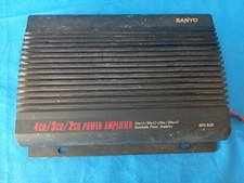 SANYO BPA 8430 AMPLIFICATORE Auto HIFI SWITCHABLE Car Usato VINTAGE NON TESTATO