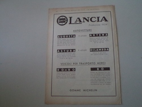 Advertising pubblicità 1934 - pubblicità,