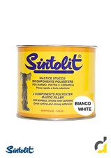 SINTOLIT MASTICE STUCCO PER MARMO BIANCO VERTICALE ML.750 Mastic for marble