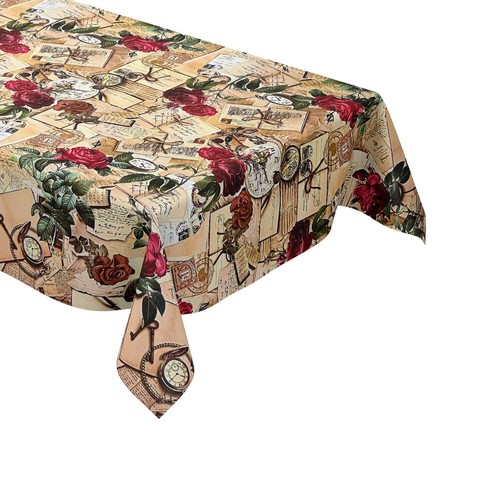 Tela cerata tovaglia rose - tela,