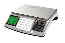 Bilancia da negozio al dettaglio calcolo prezzi 15 kg doppio display legale per commercio approvata