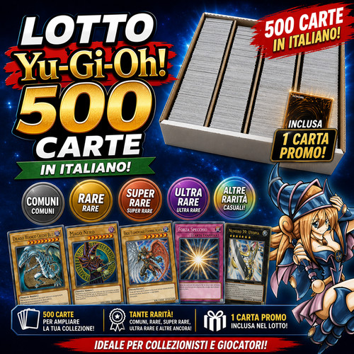 Yugioh lotto 500 carte - yugioh!,