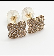 Orecchini Oro 18 Kt Con 0.50