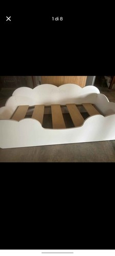 Letto singolo bambini bianco