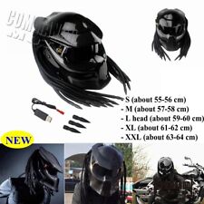 Casco moto Predator in fibra