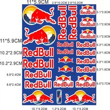 Adesivo Red Bull Riflettente