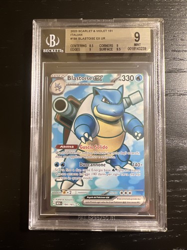 Blastoise 184 165 bgs - blastoise, ex