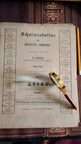 Asia cartina geografica - , 1849