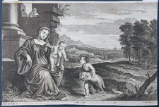 Stampa antica  fuga egitto