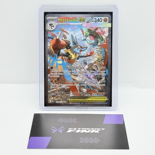 Carta pokemon mega lucario - pokemon,