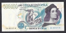 ITALIA - LIRE 500000 RAFFAELLO