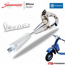 MARMITTA SCARICO CROMATO SIMONINI ESPANSIONE PER VESPA GL GT SPRINT GTR 125 150