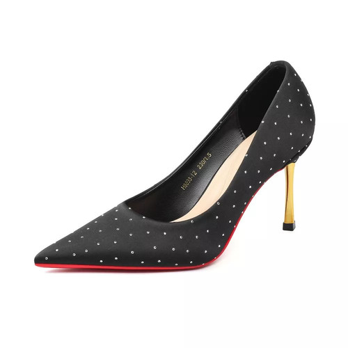 Decolte donna nero pois tacco - decolte,